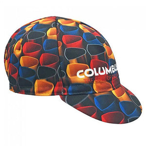 Columbus Hats and Caps Blue/Red Columbus Esteban Diacono Art Cycling Cap