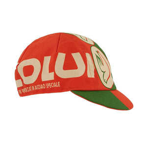 Columbus Hats and Caps Columbus Cycling Cap Green Box Green/Orange