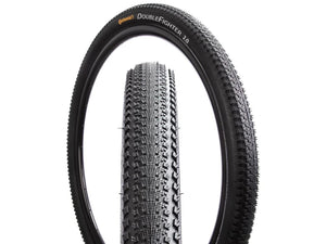 Continental Tire Continental DoubleFighter III Tire - 26 x 1.90, Clincher, Wire, Black, Sport