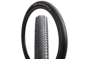 Continental Tire Continental DoubleFighter III Tire - 26 x 1.90, Clincher, Wire, Black, Sport