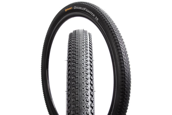 Continental Tire Continental DoubleFighter III Tire - 26 x 1.90, Clincher, Wire, Black, Sport