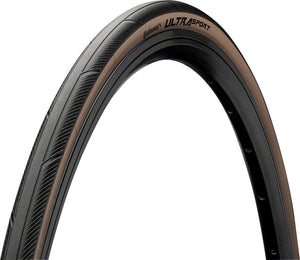 Continental Tires 700 X 28 / Black/Brown Continental Ultra Sport III Tire - 700c