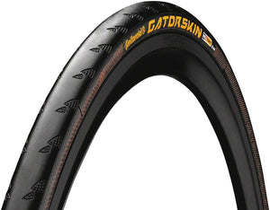 Continental Tires Continental Gatorskin Tire - 700 x 23 Clincher Folding Black PolyX Breaker