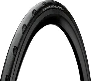 Continental Tires Continental Grand Prix 5000 S TR Tire - 700 x 35 Tubeless Folding BLK BLKChili Vectran Breaker LazerGrip ACT