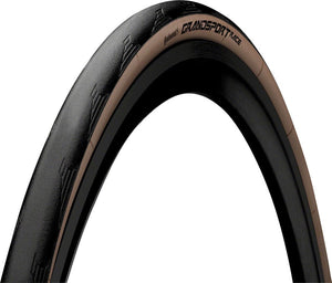 Continental Tires Continental Grand Sport Race Tire - 700 x 28 Clincher Folding BLK/Brown PureGrip NyTech Breaker