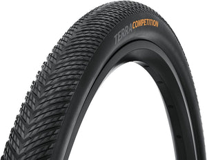 Continental Tires Continental Terra Competition Tire - 700 x 45 Tubeless Folding BLK Rapid Race Casing E25