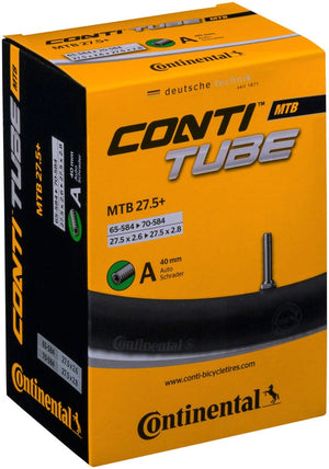 Continental Tube Continental Standard Tube - 27.5 x 2.6 - 2.8 40mm Schrader Valve