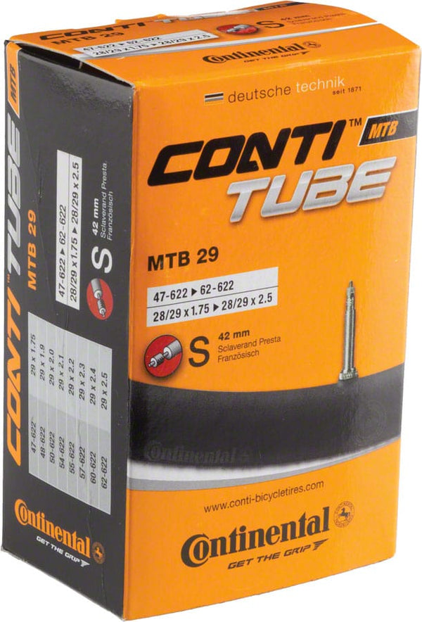 Continental Tube Continental Standard Tube - 29 x 1.75 - 2.5 42mm Presta Valve
