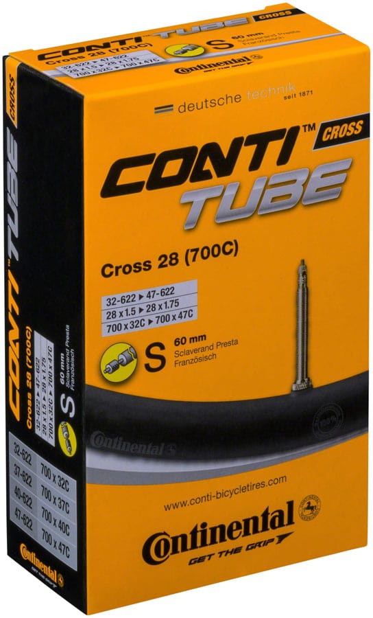 Continental Tube Continental Standard Tube - 700 x 32 - 47mm 60mm Presta Valve
