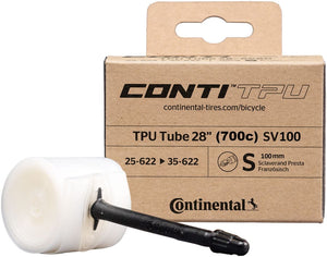 Continental Tube Continental TPU Tube - 700 x 25 - 35 / 29 x 1.0 - 1.4 100mm Presta Valve