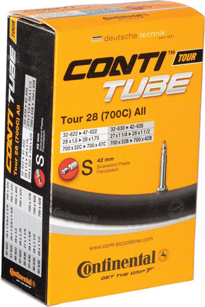 Continental Tubes Continental Standard Tube - 700 x 32 - 47mm 42mm Presta Valve