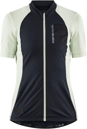 Craft Jerseys Craft ADV Offroad Jersey - Short Sleeve Black/Celadon Large Women's