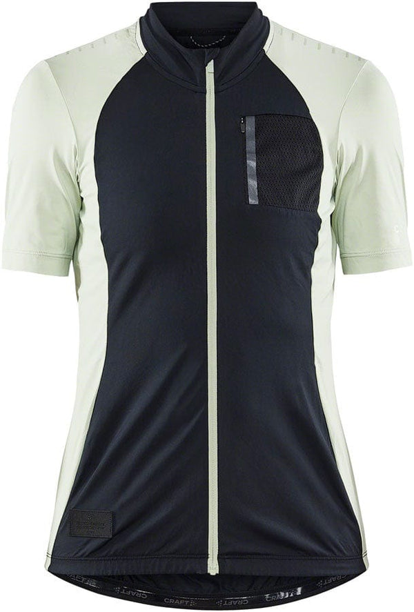 Craft Jerseys Craft ADV Offroad Jersey - Short Sleeve Black/Celadon Large Women's