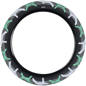 Cult Tires Cult X Vans Tire - 20 x 2.4 Clincher Wire Teal Camo/Black