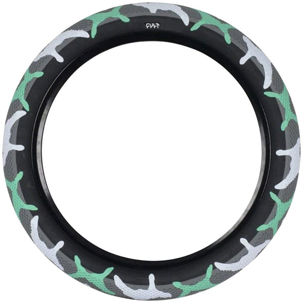 Cult Tires Cult X Vans Tire - 20 x 2.4 Clincher Wire Teal Camo/Black