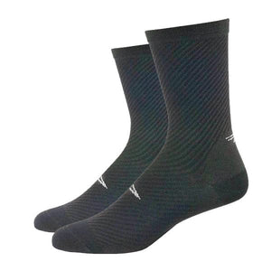 DeFeet Socks 9.5-11.5 DeFeet Evo Carbon 6" Socks - Carbon
