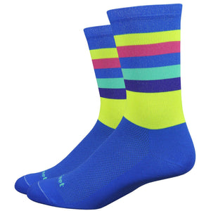 DeFeet Socks DeFeet Aireator 6" Maverick Socks 9.5-11.5 Blue