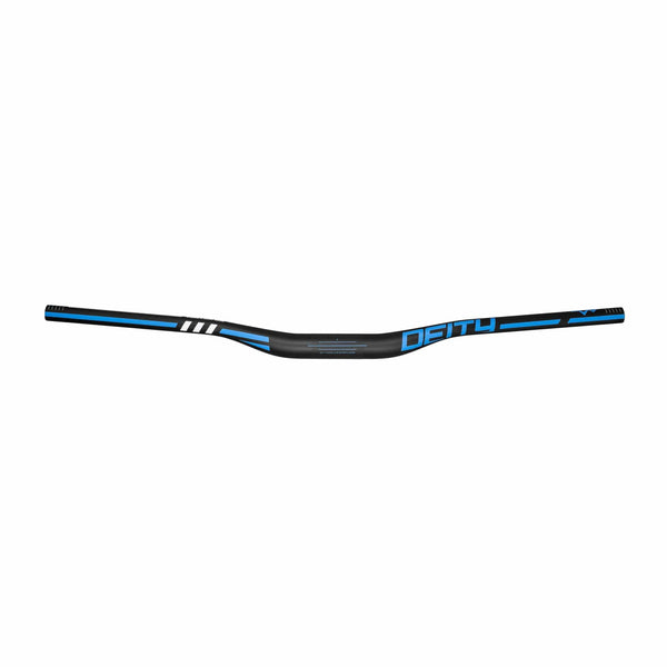 Deity Flat/Riser Handlebar 25Mm / Blue Deity Skywire 35 Carbon Riser Bar