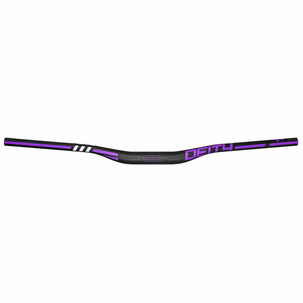Deity Flat/Riser Handlebar 25Mm / Purple Deity Skywire 35 Carbon Riser Bar