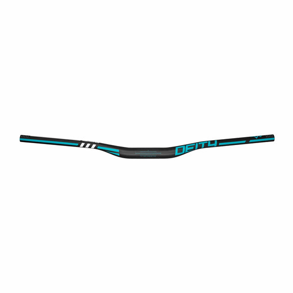 Deity Flat/Riser Handlebar 25Mm / Turq Deity Skywire 35 Carbon Riser Bar
