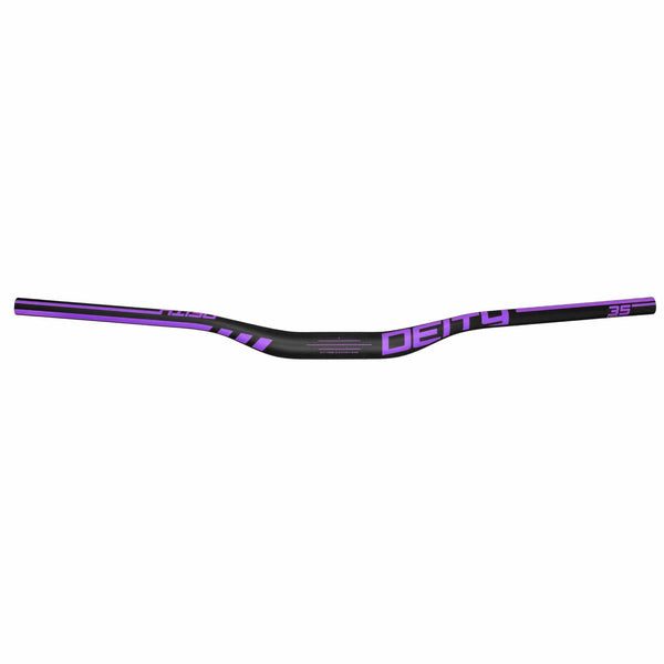 Deity Flat/Riser Handlebar 30Mm / Purple Deity Speedway 35 Carbon Riser Bar (35)