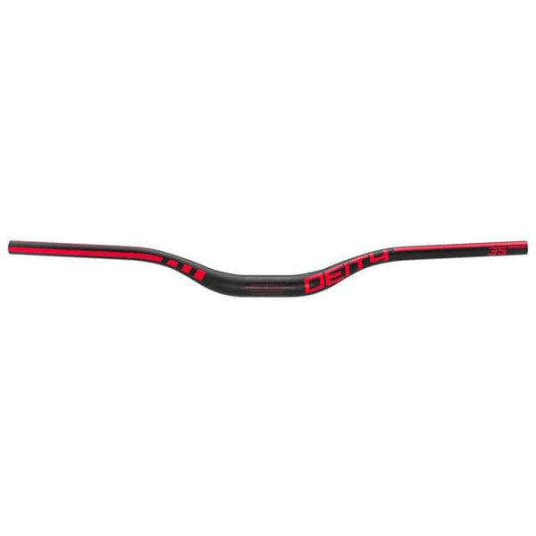 Deity Flat/Riser Handlebar 50Mm / Red Deity Speedway 35 Carbon Riser Bar (35)