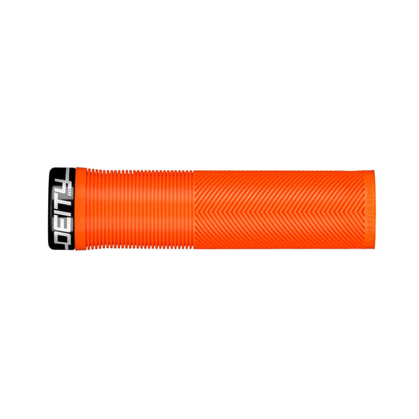 Deity Lock-On Grips Orange Deity Knuckleduster Grips