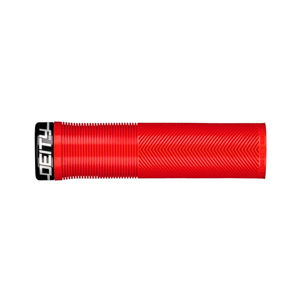 Deity Lock-On Grips Red Deity Knuckleduster Grips