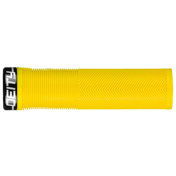 Deity Lock-On Grips Yellow Deity Knuckleduster Grips