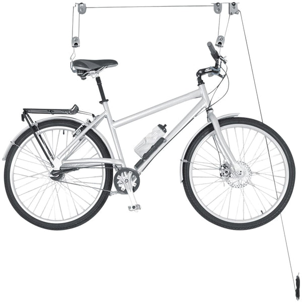 Delta Exclude Delta Deluxe Ceiling Hoist Bike Storage Rack  -  1-Bike Utility Straps Included