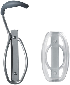 Delta Exclude Delta Single Bike Wall Mount Rack with Tire Tray: Holds One Bike Gray