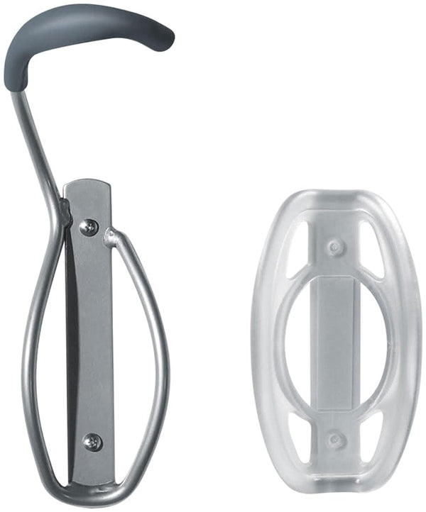 Delta Exclude Delta Single Bike Wall Mount Rack with Tire Tray: Holds One Bike Gray
