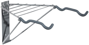 Delta Exclude Delta Two Bike Wall Mount Rack with Shelf: Holds Two Bikes