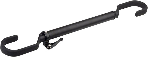 Delta Rack Accessories Delta Adjustable Crossbar Top Tube Frame Adapter: Black