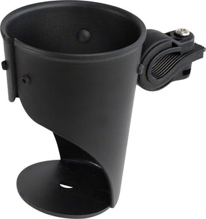 Delta Water Bottle Cages Delta Grande Beverage Holder/ Water Bottle Cage: Handlebar Mounted Black