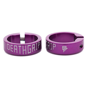 DMR Lock-On Grip Clamps Purple DMR Brendog DeathGrip Clamps