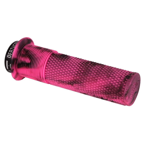 DMR Lock-On Grips DMR Brendog Flanged DeathGrip Thin - Marble Pink