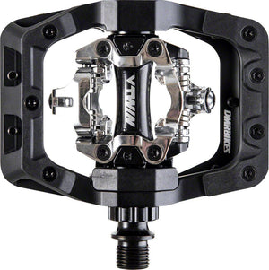 DMR Pedals DMR V-Twin Pedals - Dual Sided Clipless with Platform Aluminum 9/16" Black