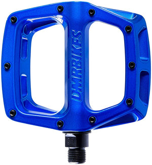 DMR Pedals Electric Blue DMR V8 V2 Pedals - Platform, Aluminum, 9/16"