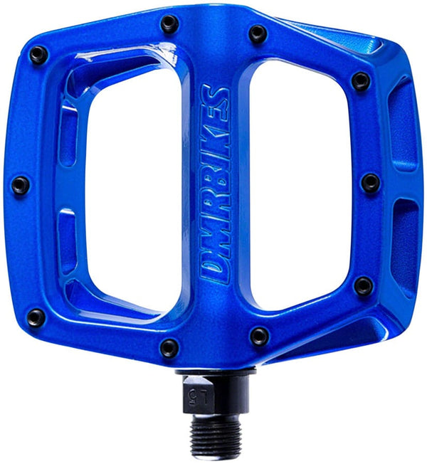DMR Pedals Electric Blue DMR V8 V2 Pedals - Platform, Aluminum, 9/16"