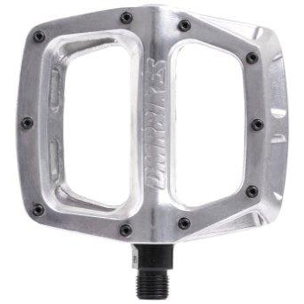DMR Pedals Polished Silver DMR V8 V2 Pedals - Platform, Aluminum, 9/16"