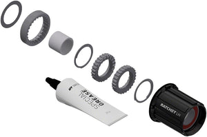 DT Swiss Freehubs DT Swiss Ratchet LN Freehub Body Upgrade Kit - Shimano HG 11 Road Standard Aluminum Sealed Bearing 18T
