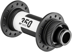 DT Swiss Front Hub DT Swiss 350 Front Hub - 15 x 110mm Center-Lock Black 32H