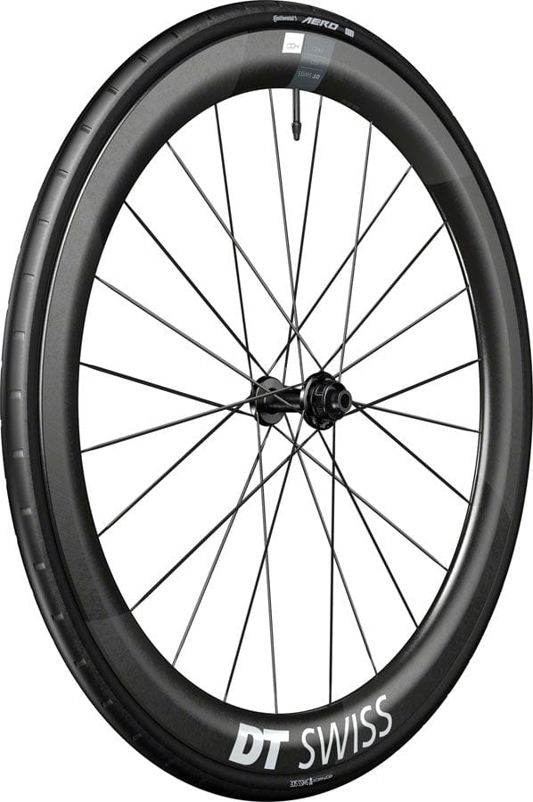 DT Swiss Front Wheel DT Swiss ARC 1400 DiCut 50 Front Wheel - 700 12 x 100mm Center-Lock BLK WTS w/Aero 111 Tire
