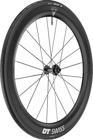 DT Swiss Front Wheel DT Swiss ARC 1400 DiCut 55 Front Wheel - 700 12 x 100mm Center-Lock BLK WTS w/Aero 111 Tire