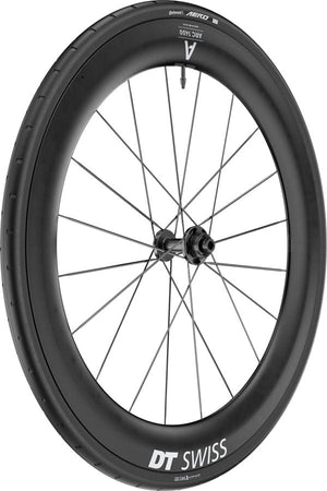 DT Swiss Front Wheel DT Swiss ARC 1400 DiCut 65 Front Wheel - 700 12 x 100mm Center-Lock BLK WTS w/Aero 111 Tire