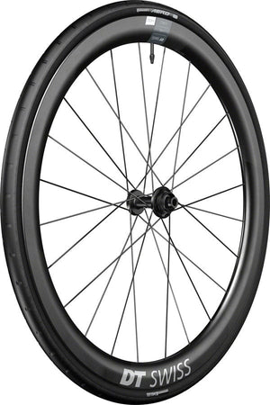 DT Swiss Front Wheel DT Swiss ERC 1400 DiCut 45 Front Wheel - 700 12 x 100mm Center-Lock BLK WTS w/Aero 111 Tire