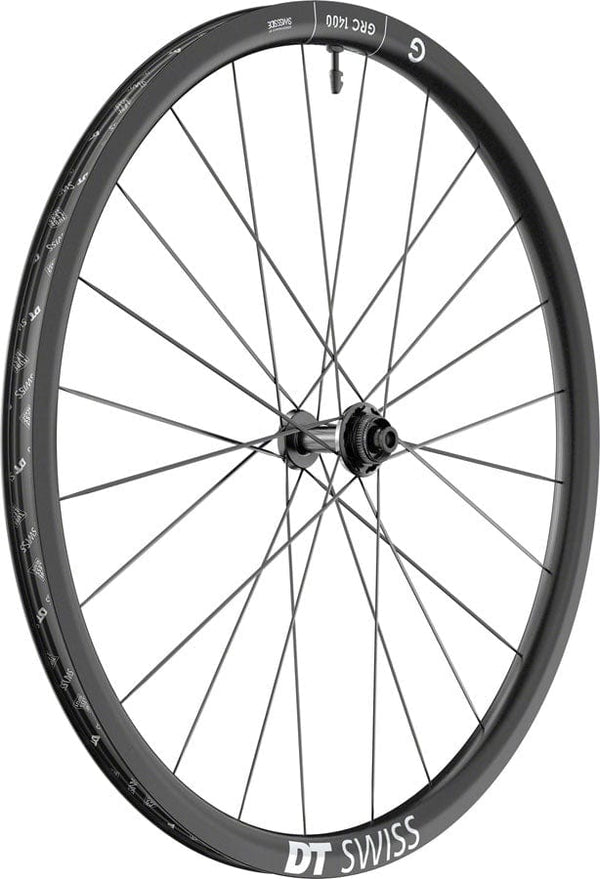 DT Swiss Front Wheel DT Swiss GRC 1400 DICUT 30 Front Wheel - 700 12 x 100mm Center-Lock Black