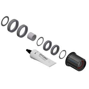DT Swiss Hub Parts DT Swiss 370 Hybrid Ratchet LN 18t Upgrade Kit HG 8-11 FH