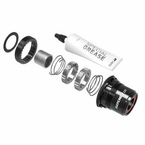 DT Swiss Hub Parts DT Swiss 370 Ratchet LN 18t Upgrade Kit XD FH Body